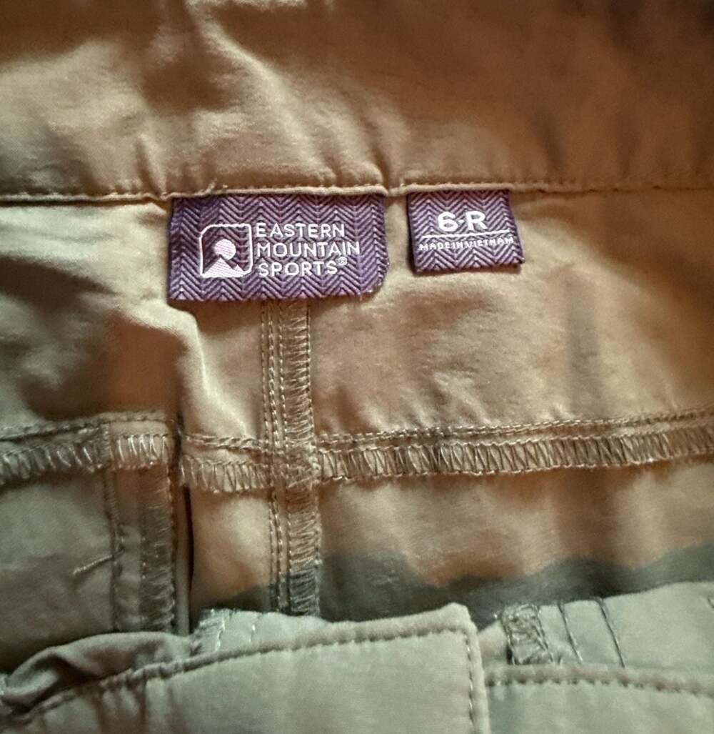Eastern Mountain Sports Women's Compass‎ Hiking Pants Olive Green Size 6R - Picture 2 of 4